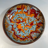 Decorative large bowl