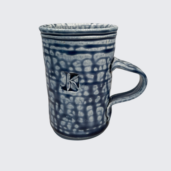 Tall Mug in Blue Ash