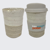 Travel Keep Cup in Naturally Spotted clay