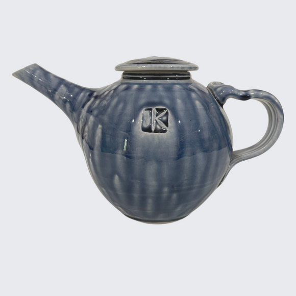 Teapot in Blue Ash glaze